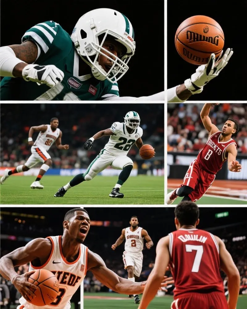 Sports Action Collage
